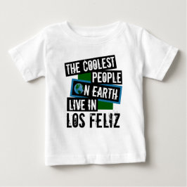 Camiseta Para Bebê As Pessoas mais legais da Terra vivem em Los Feliz