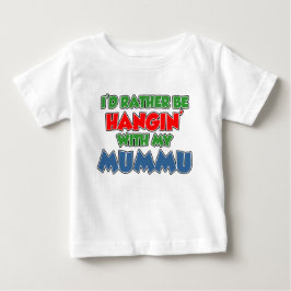 Camiseta Para Bebê As preferencialmentes Estão Saindo Com Mummu