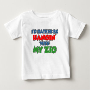 Camiseta Para Bebê As preferencialmentes Estão Saindo Com O Meu Zio