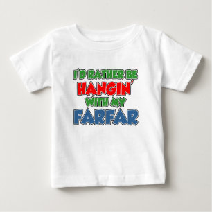 Camiseta Para Bebê As preferencialmentes Estarão Prendendo Com Farfar