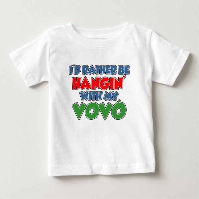 Camiseta Para Bebê As preferencialmentes Estarão Prendendo Com Meu Vo (Frente)