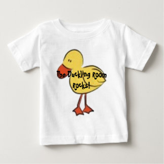 Camiseta Para Bebê As rochas da sala do patinho!