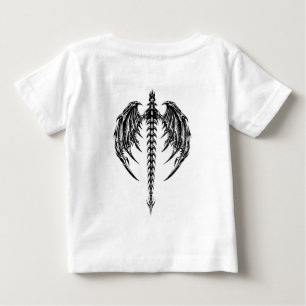 Camiseta Para Bebê Asas de dragão