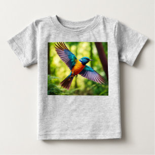 Camiseta Para Bebê Asas de luz