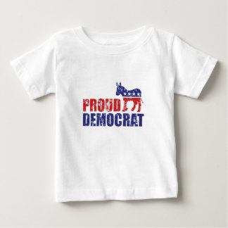 Camiseta Para Bebê Asno orgulhoso de Democrata afligido