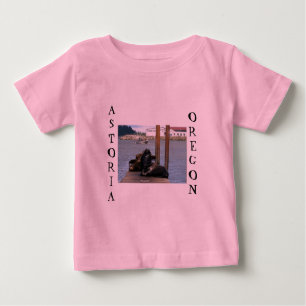 Camiseta Para Bebê Astoria Oregon Sealions