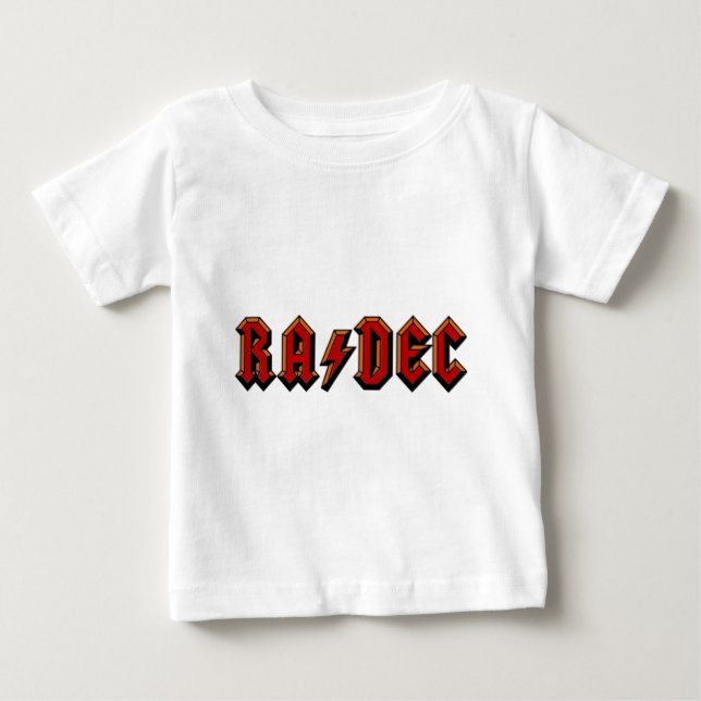 Camiseta Para Bebê Astro Rocker (Frente)