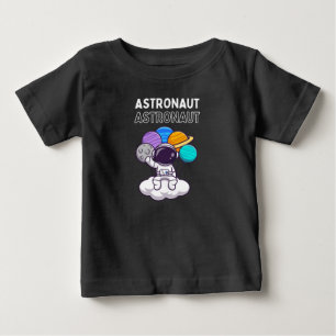 Camiseta Para Bebê Astronauta