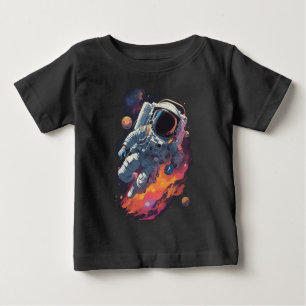 Camiseta Para Bebê Astronauta perdido no fundo da Galáxia