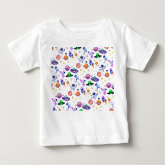 Camiseta Para Bebê Astronauta Planet Rocket