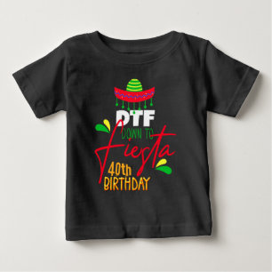 Camiseta Para Bebê Até Fiesta Cinco de Mayo - T-Shi Personalizado