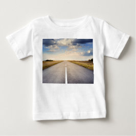 Camiseta Para Bebê Atingir a estrada