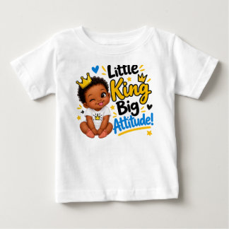 Camiseta Para Bebê Atitude de Bebê Real"