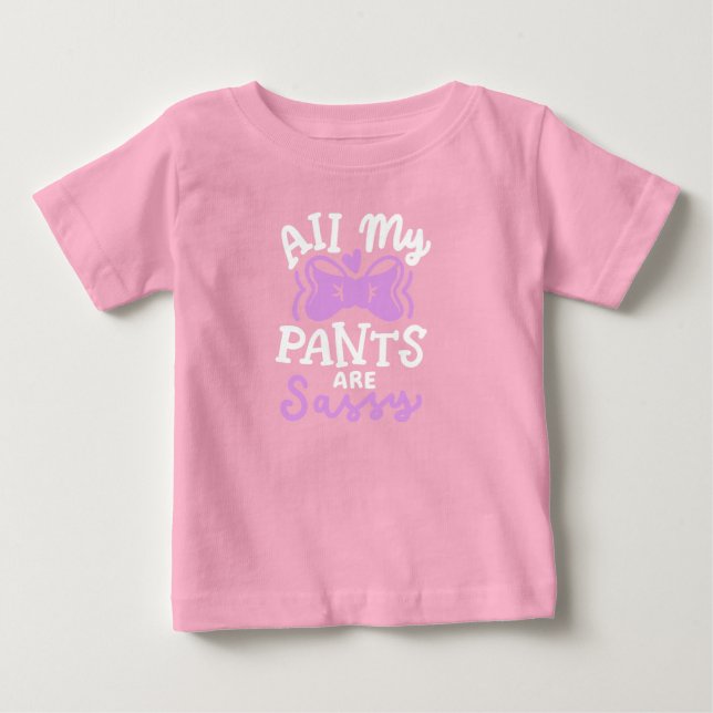 Camiseta Para Bebê Atrevida (Frente)