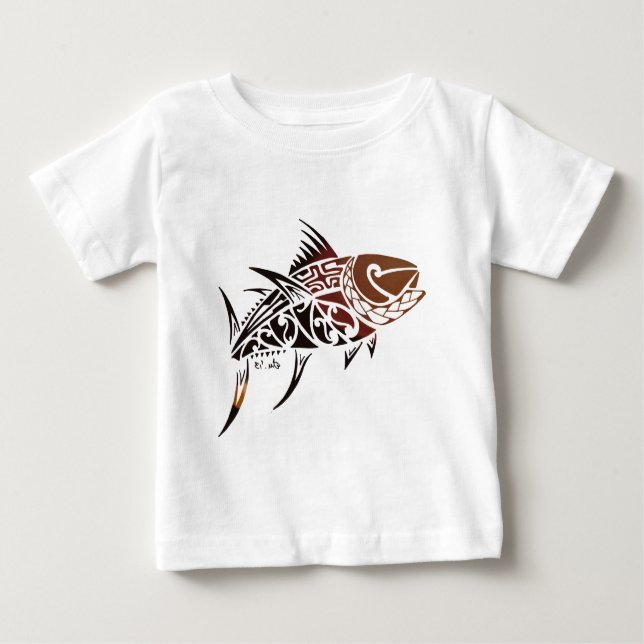 Camiseta Para Bebê Atum (Frente)