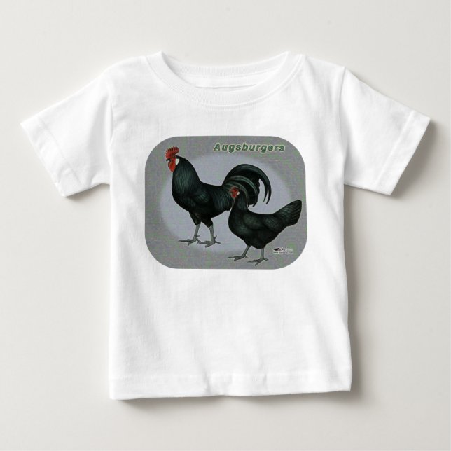 Camiseta Para Bebê Augsburger Fowl (Frente)