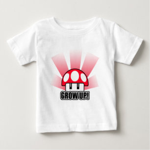 Camiseta Para Bebê Aumente a força do banheiro vermelho