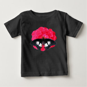 Camiseta Para Bebê Aumentou e Swallowtail