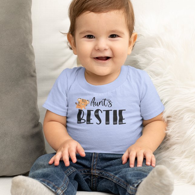 Camiseta Para Bebê Aunt´s Bestie (˶ᵔ ᵕ ᵔ˶) (Baby Sprüche Shirts)