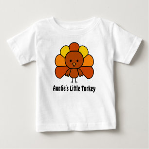 Camiseta Para Bebê Aunties pouca Turquia