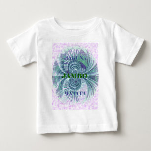 Camiseta Para Bebê Aurora Matata Art Impressão