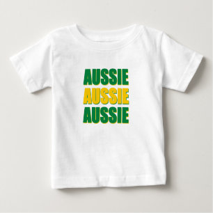 Camiseta Para Bebê Aussie Aussie