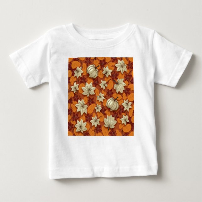 Camiseta Para Bebê Autumn Baby (Frente)