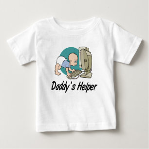 Camiseta Para Bebê Auxiliar do pai