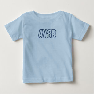 Camiseta Para Bebê av8r crianças aviadoras