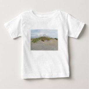Camiseta Para Bebê Aveia marítima na areia Dune Outer Banks NC