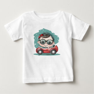 Camiseta Para Bebê Aventura de Little Racer