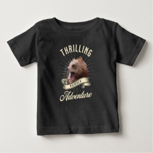 Camiseta Para Bebê Aventura Emocionante em Família
