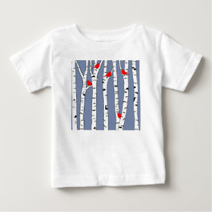 Camiseta Para Bebê Aves e Aves