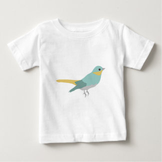 Camiseta Para Bebê Aves hipsteres