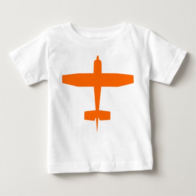 Camiseta Para Bebê Avião (Frente)
