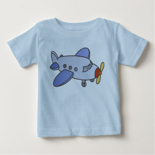 Camiseta Para Bebê Avião Alto Voador