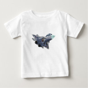 Camiseta Para Bebê Avião de animação