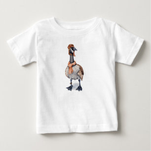 Camiseta Para Bebê Aviator Goose