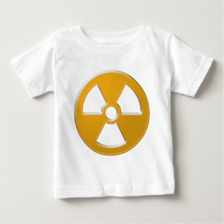 Camiseta Para Bebê Aviso nuclear