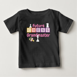 Camiseta Para Bebê Avô do Xadrez Futuro