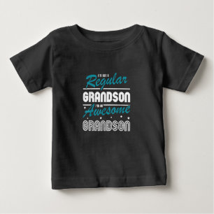 Camiseta Para Bebê Avô Gift   Im Não É Um Neto Regular