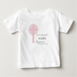 Camiseta Para Bebê Avô Rosa, Avô, Batismo Personalizado