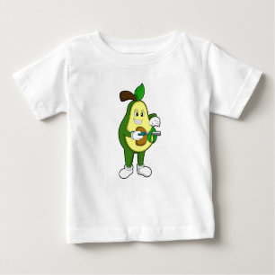 Camiseta Para Bebê Avocado como cabeleireiro com Razor