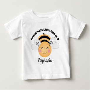 Camiseta Para Bebê Avós pouco t-shirt da abelha do mel