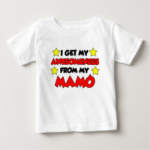 Camiseta Para Bebê Awesomeness de meu Mamo