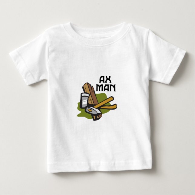 CAMISETA PARA BEBÊ AX MAN (Frente)