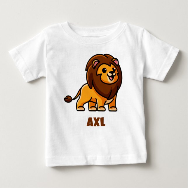 CAMISETA PARA BEBÊ AXL (Frente)