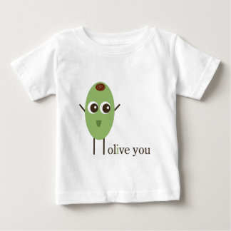 Camiseta Para Bebê Azeitona você