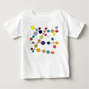 Camiseta Para Bebê Azeitonas Modernas do Século médio