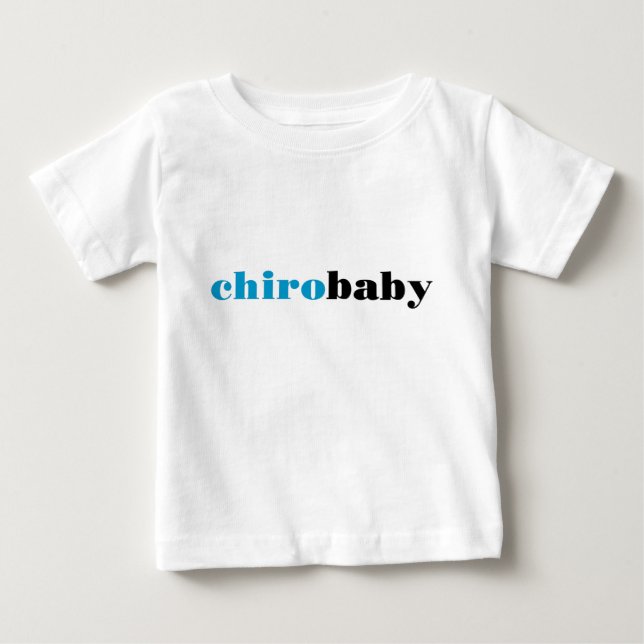 Camiseta Para Bebê Azuis bebés de Chiro (Frente)